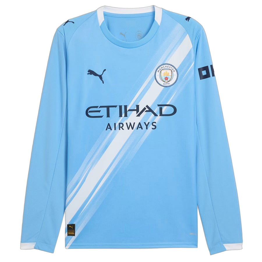 MAILLOT MANCHESTER CITY DOMICILE MANCHES LONGUES 2025/2026