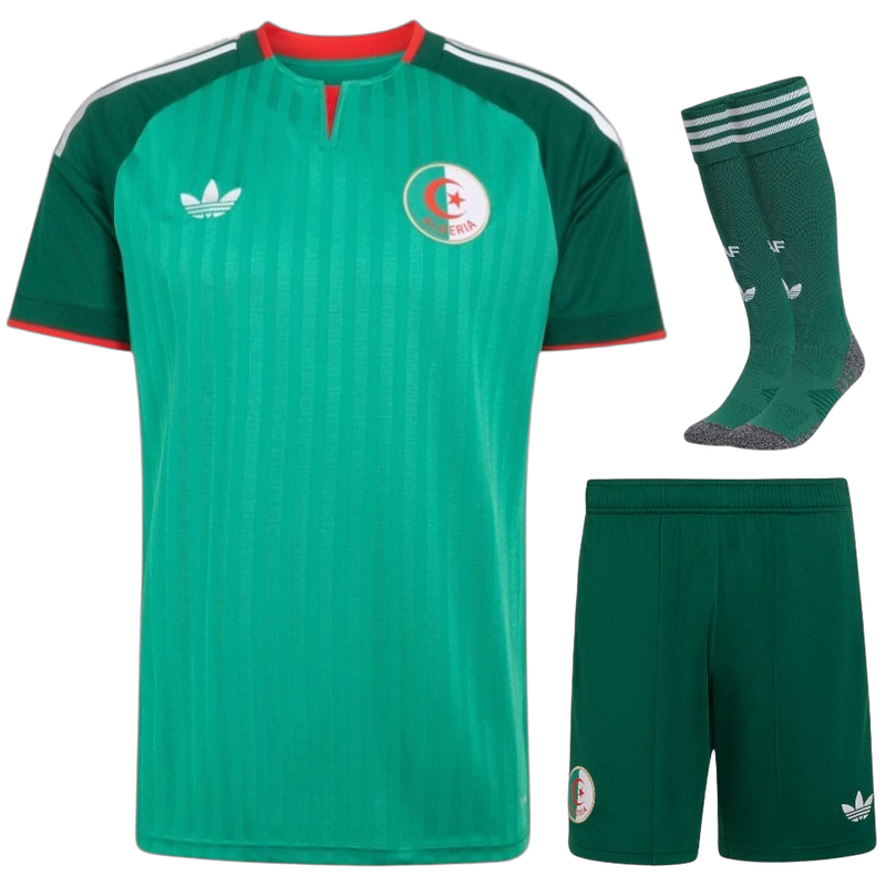 KITS ENFANT/ JUNIOR ALGÉRIE EXTERIEUR COUPE DU MONDE 2026