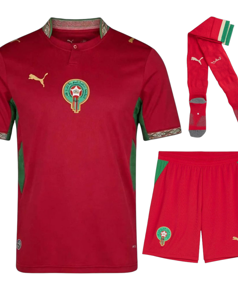 KITS ENFANT/ JUNIOR MAROC DOMICILE COUPE DU MONDE 2026