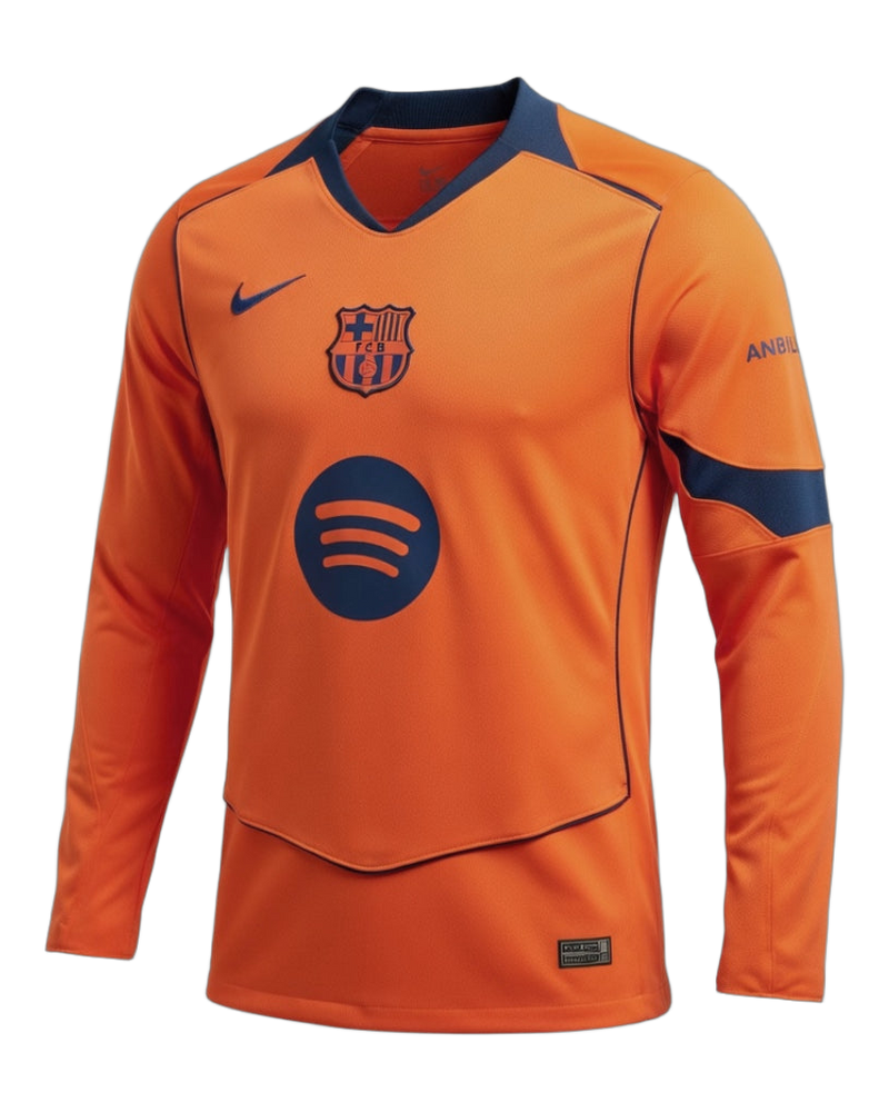 MAILLOT BARCELONE THIRD MANCHES LNGUES 2025/2026