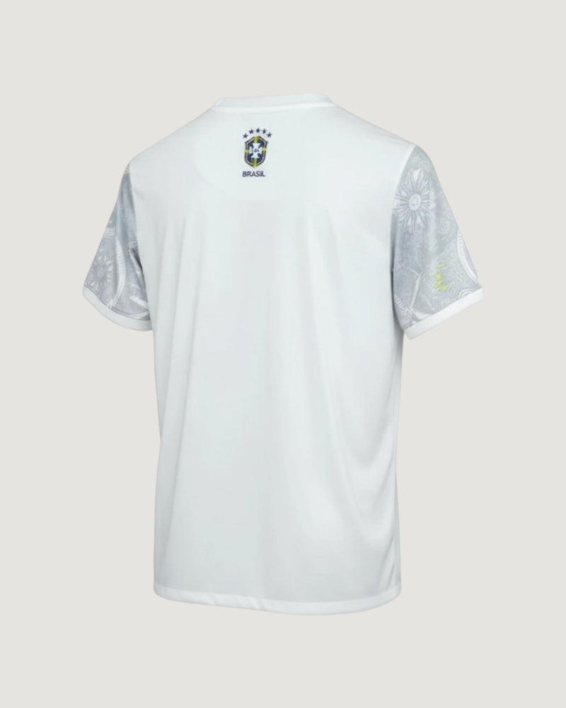 Brésil – Maillot Concept 25/26 – Blanc & Gris