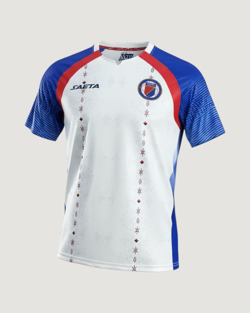 HAÏTI – MAILLOT EXTÉRIEUR 2026 – BLANC