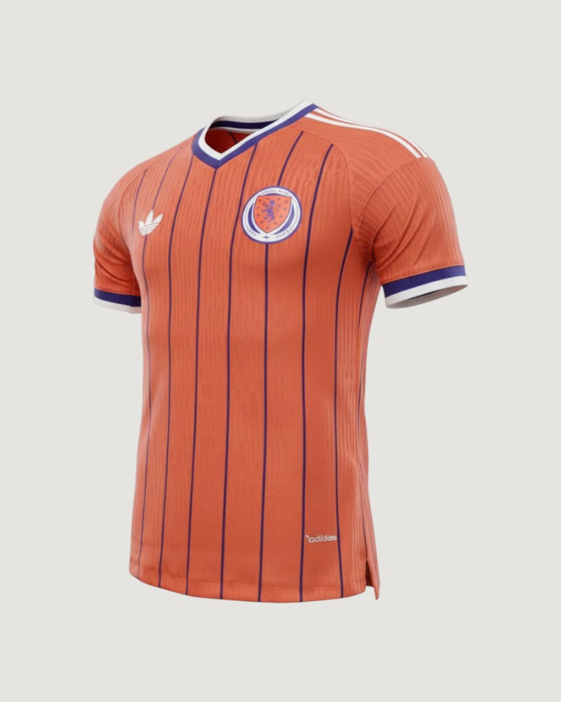 Écosse – Maillot Extérieur Coupe du Monde 2026 – Orange, Bleu Marine