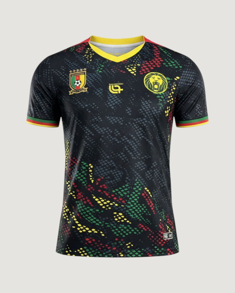 Cameroun – Maillot Spécial 2025/26 – Noir, Vert, Rouge