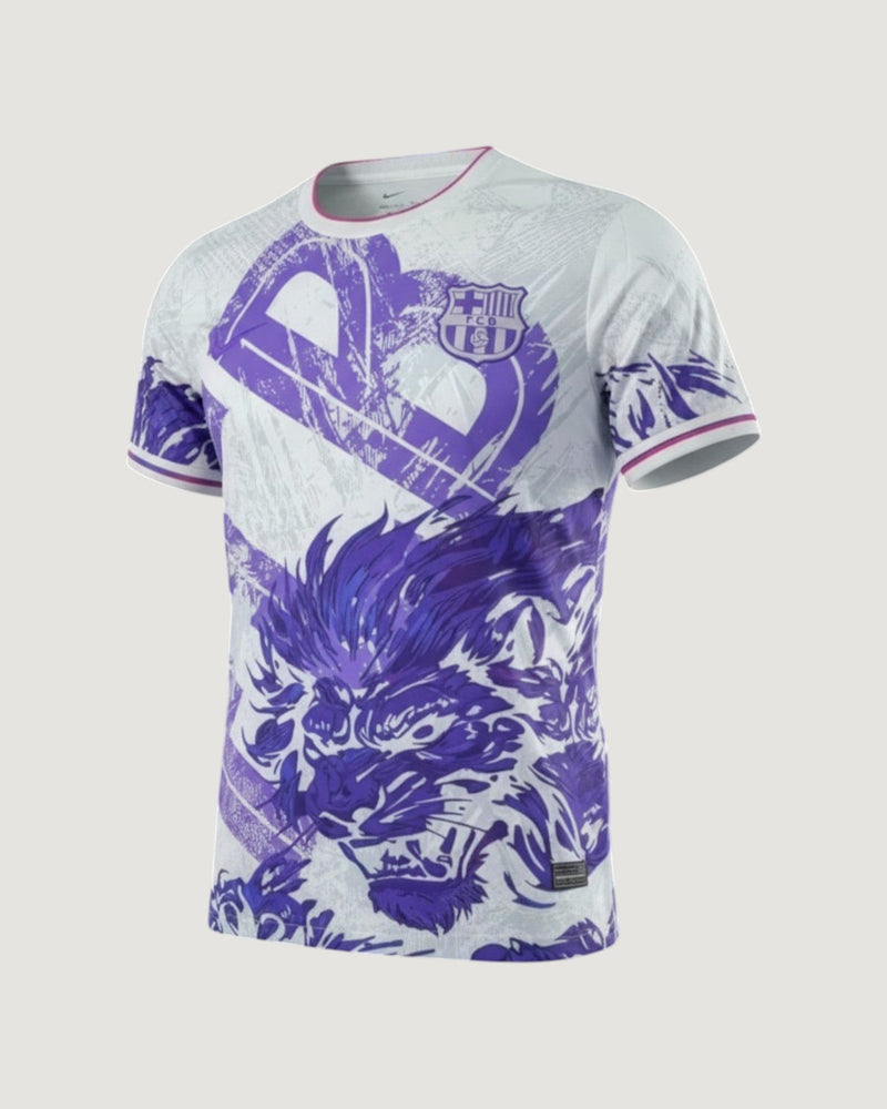 FC BARCELONE – MAILLOT CONCEPT 25/26 – BLANC & VIOLET