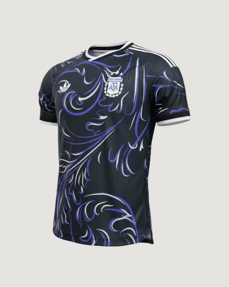 Argentine – Maillot Extérieur Coupe du Monde 2026 – Noir, Violet, Blanc