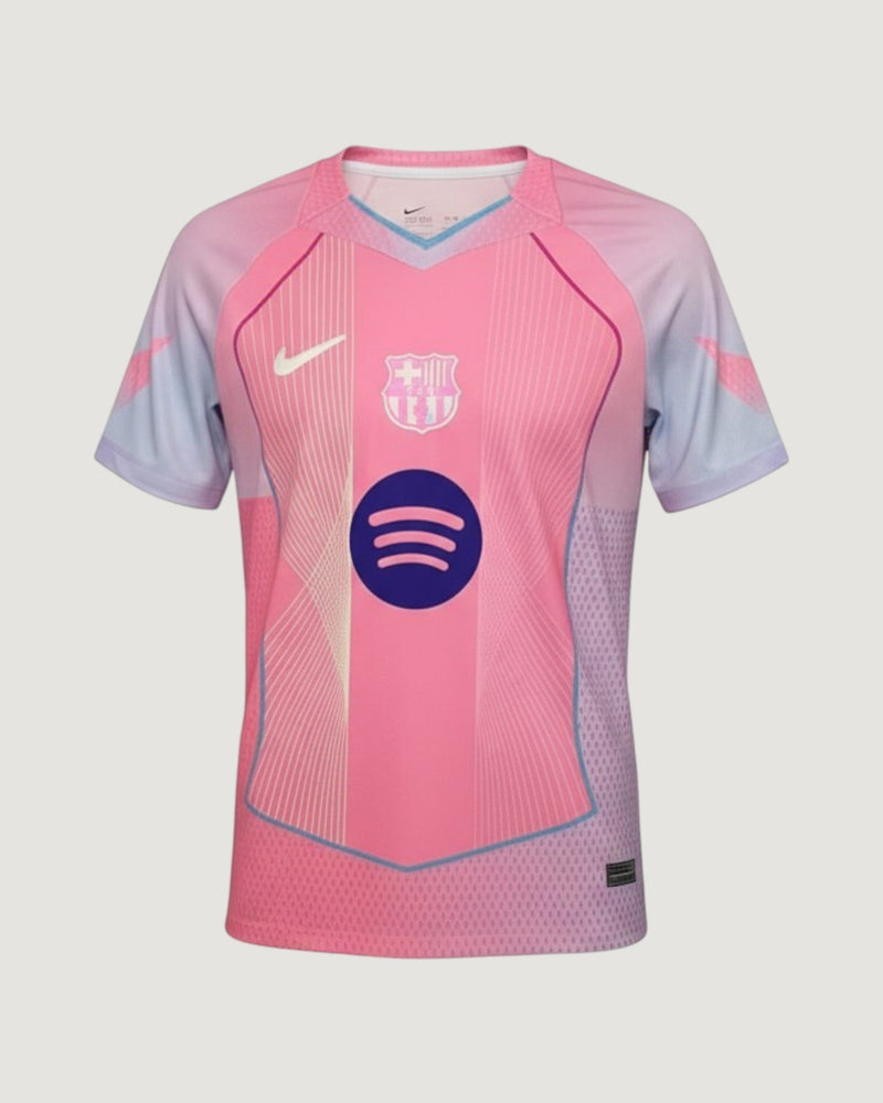 FC Barcelone – Maillot Concept 25/26 – Rose & Bleu Ciel
