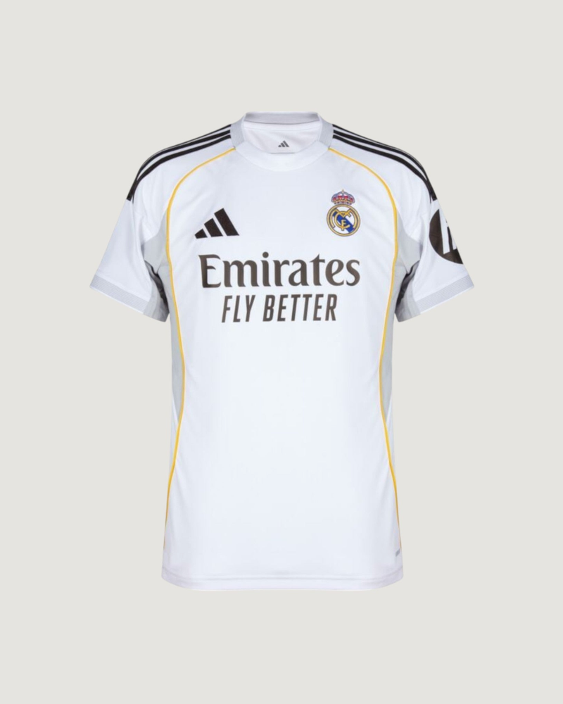 RÉAL MADRID - MAILLOT DOMICILE 25/26 - BLANC, JAUNE