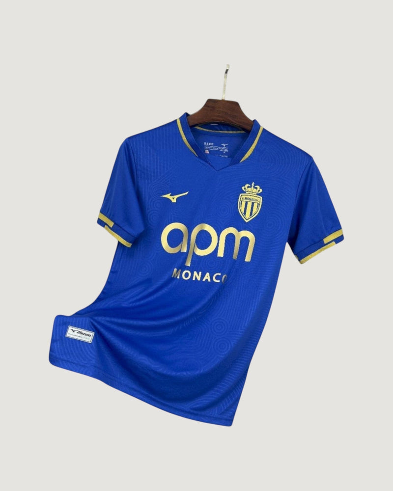 AS Monaco – Maillot Extérieur 25/26 - Bleu & Doré
