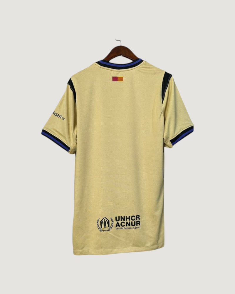FC Barcelone – Maillot Extérieur 25/26 - Beige & Bleu