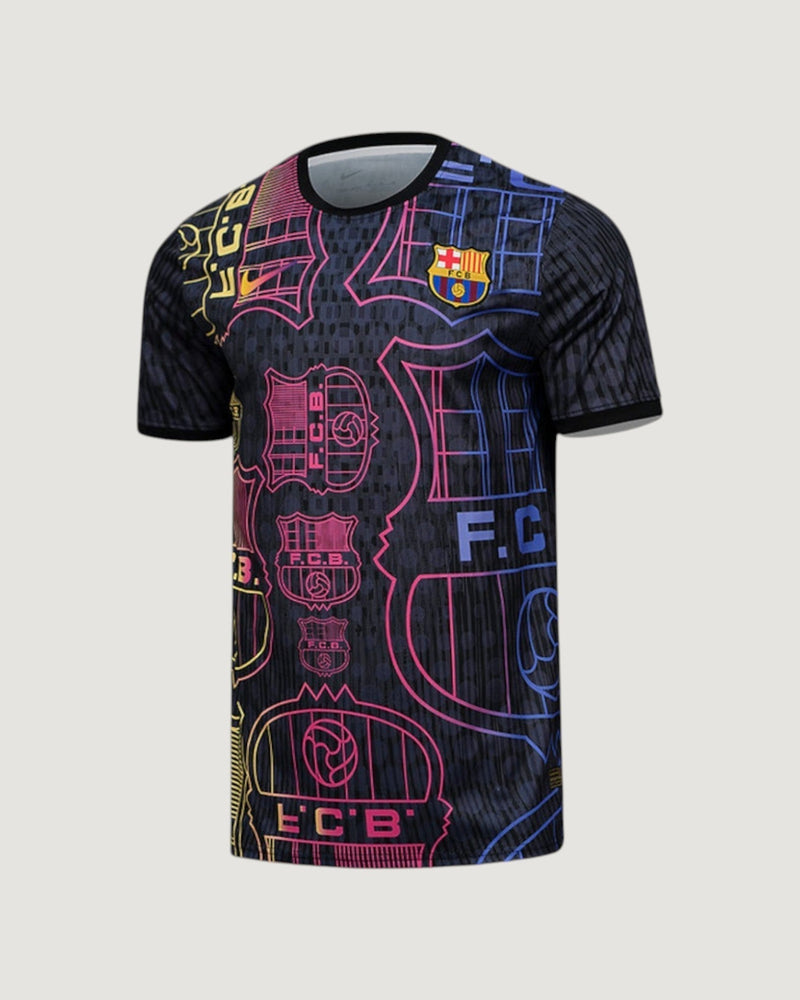 FC Barcelone – Maillot Concept 25/26 – Noir, Rose, Bleu & Jaune