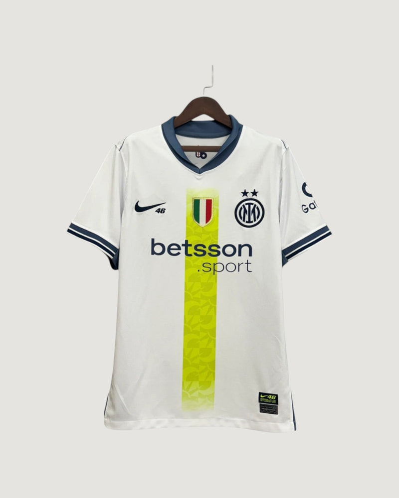 Inter Milan – Maillot Extérieur 25/26 – Blanc & Jaune