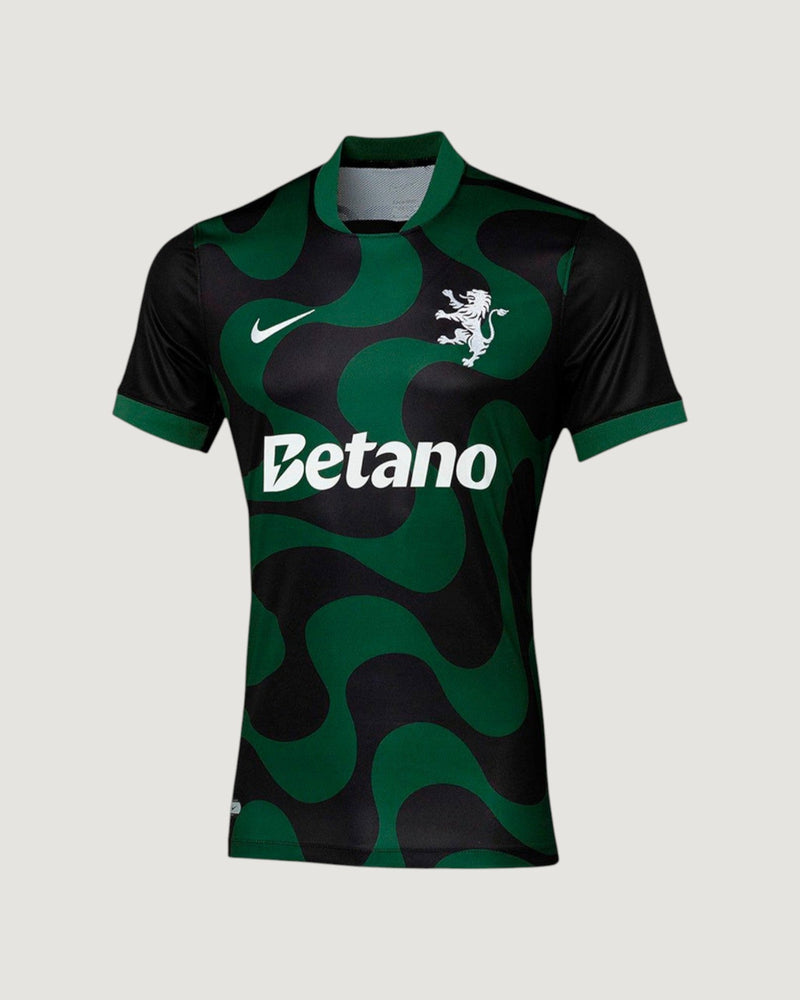 SPORTING CP – MAILLOT EXTÉRIEUR 25/26 – NOIR & VERT