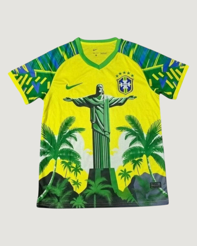 BRÉSIL – MAILLOT CONCEPT 25/26 – JAUNE & VERT