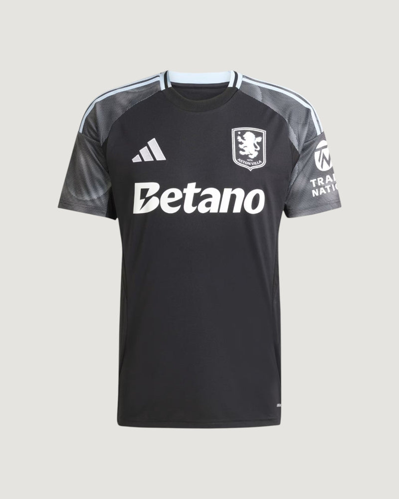 Aston Villa – Maillot Extérieur 25/26 – Noir & Gris