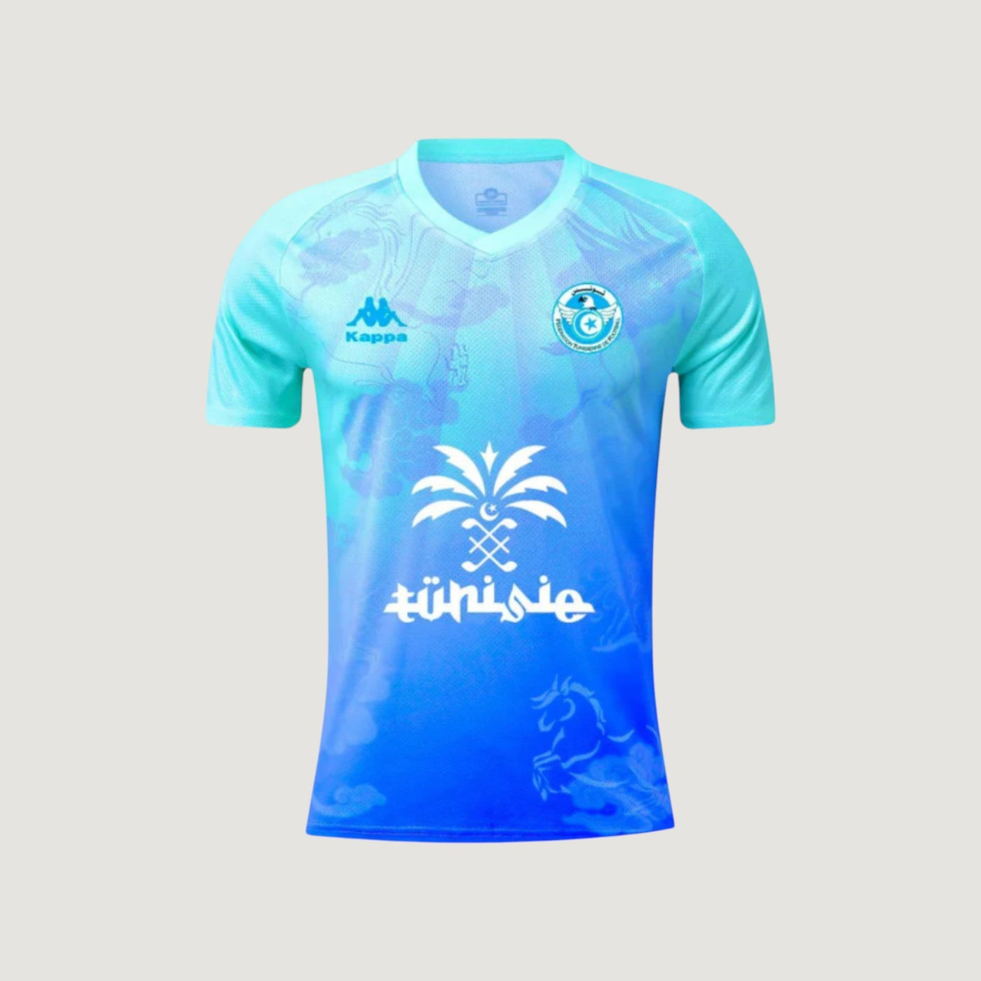 Tunisie – Maillot Extérieur 25/26 – Bleu & Turquoise