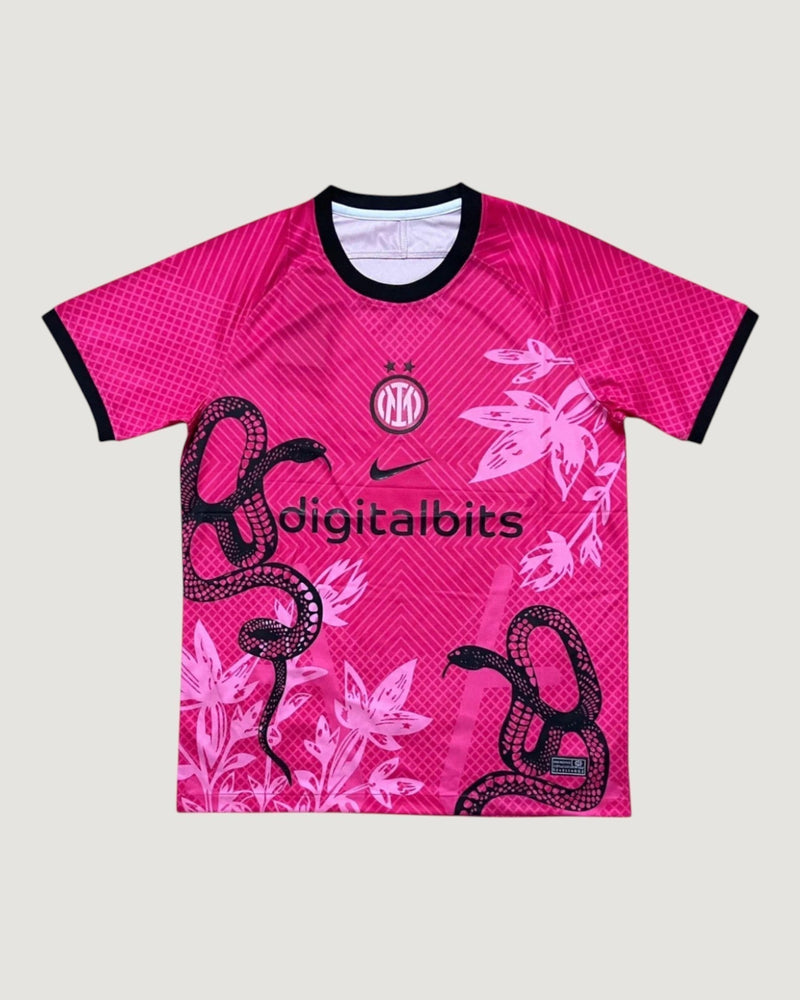 Inter Milan – Maillot Pré-Match 25/26 – Rose & Noir