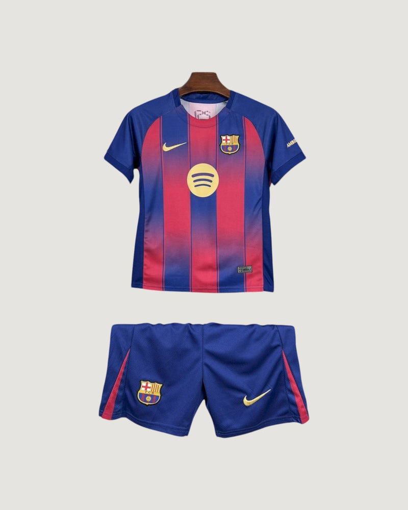 FC Barcelone – Ensemble Domicile 25/26 Enfant – Bleu & Rouge