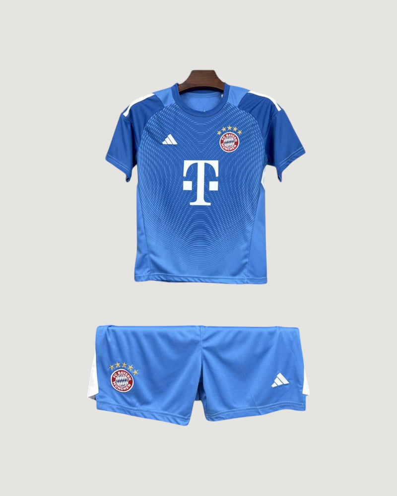 Bayern Munich – Ensemble Gardien 25/26 Enfant – Bleu & Blanc