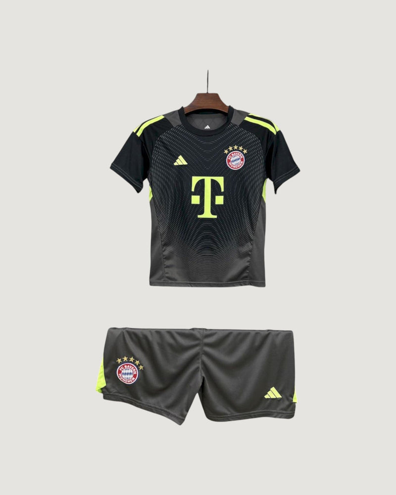 Bayern Munich – Maillot Enfant Third 25/26 – Noir & Jaune