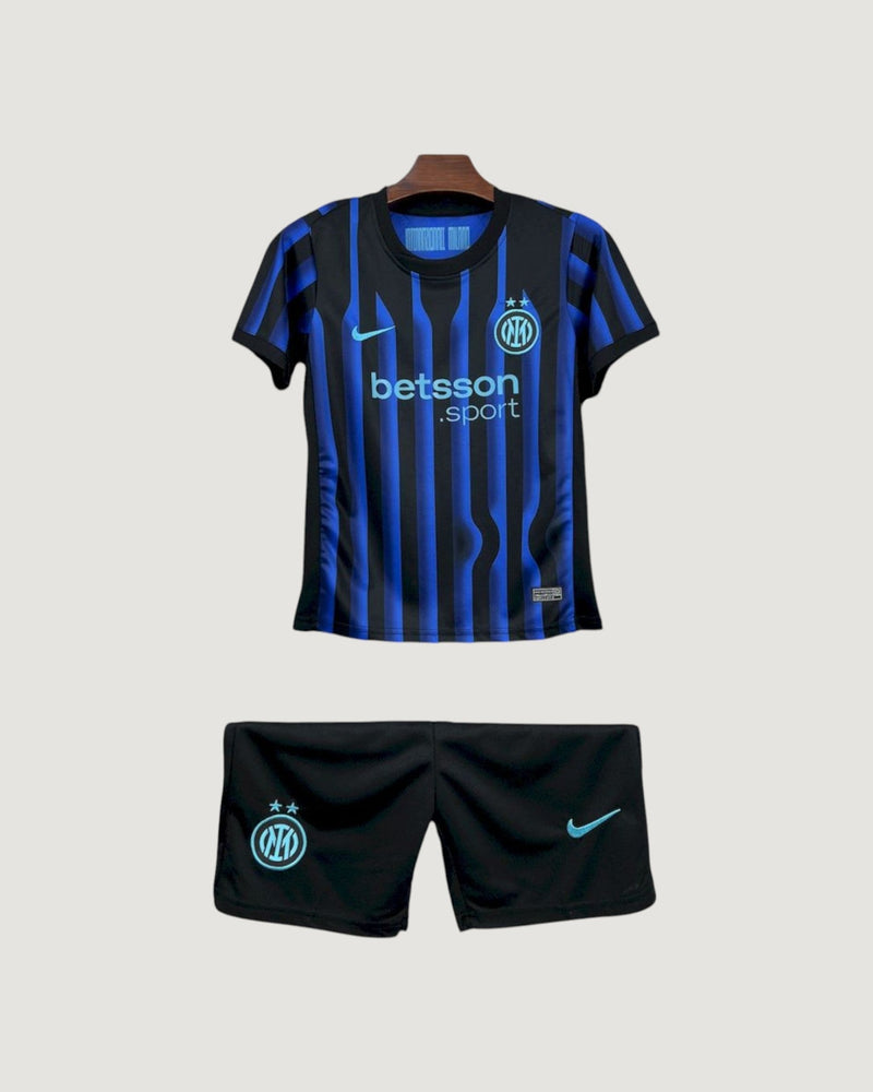 Inter Milan – Ensemble Domicile 25/26 Enfant – Noir & Bleu