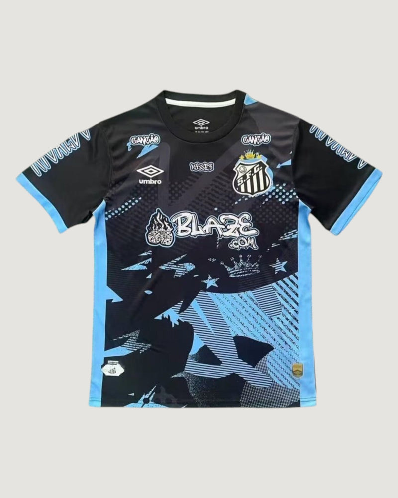 Santos FC – Maillot Third 25/26 – Noir & Bleu