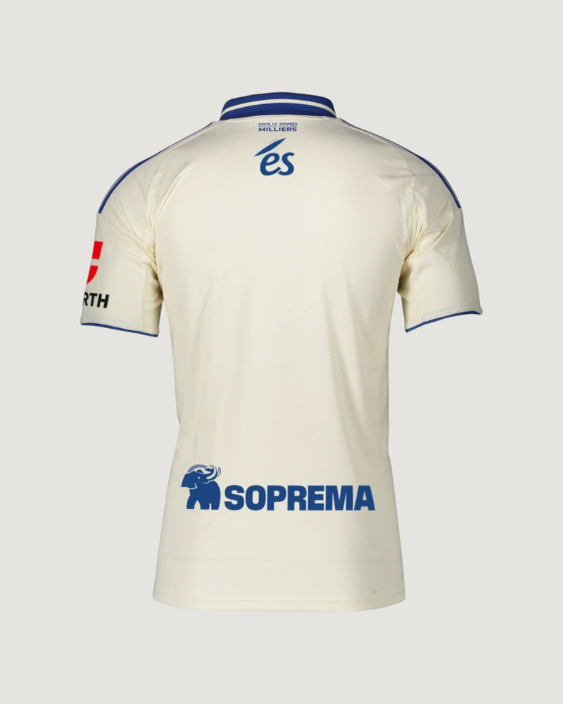 RC Strasbourg – Maillot Extérieur 25/26 – Blanc & Bleu