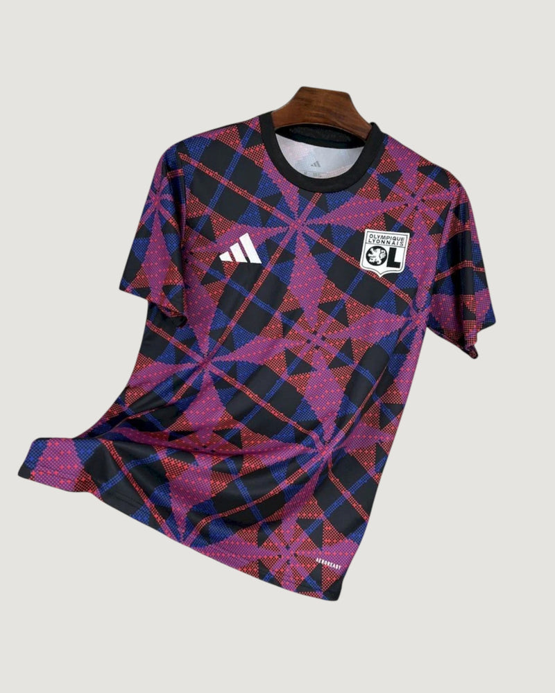 Olympique Lyonnais – Maillot Pré-Match 25/26 – Violet & Noir