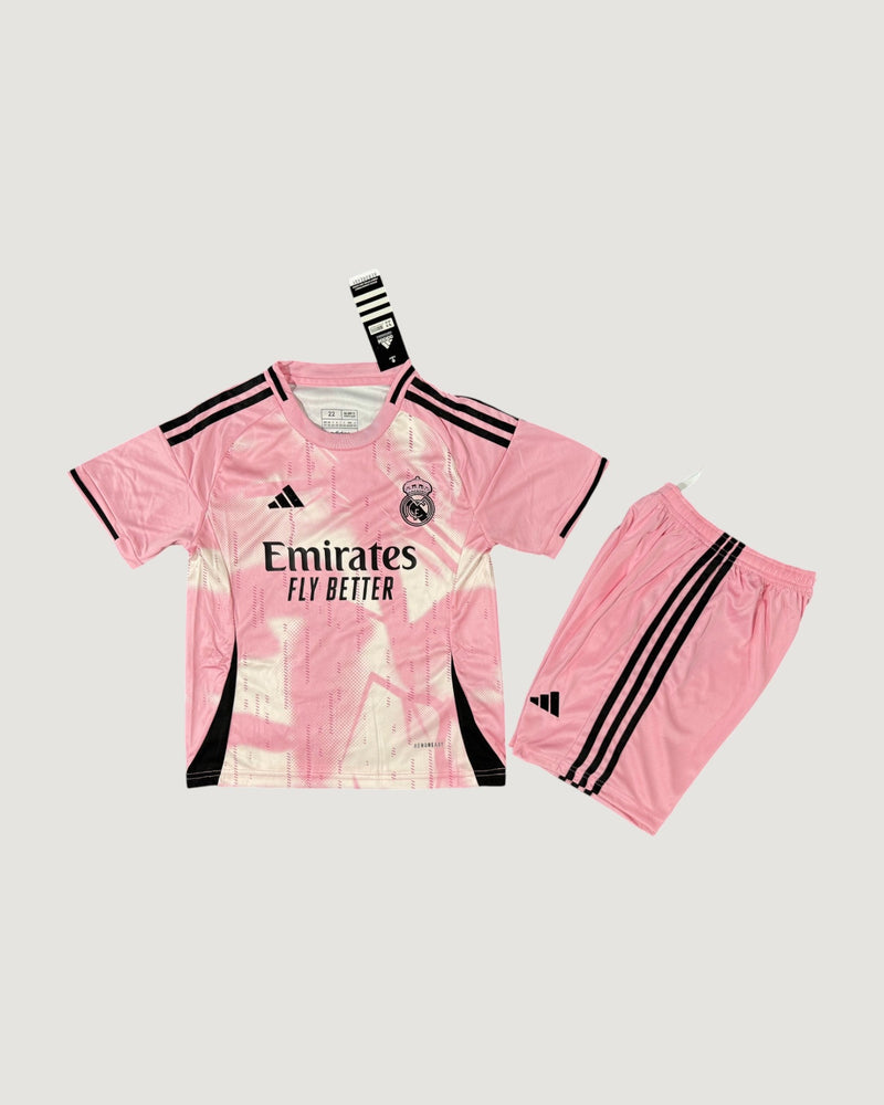 Real Madrid – Maillot Third Enfant 25/26 – Rose & Noir