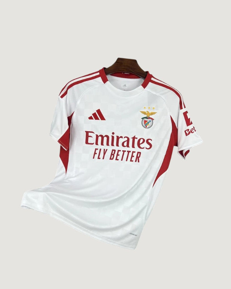 Benfica – Maillot Domicile 25/26 – Blanc & Rouge