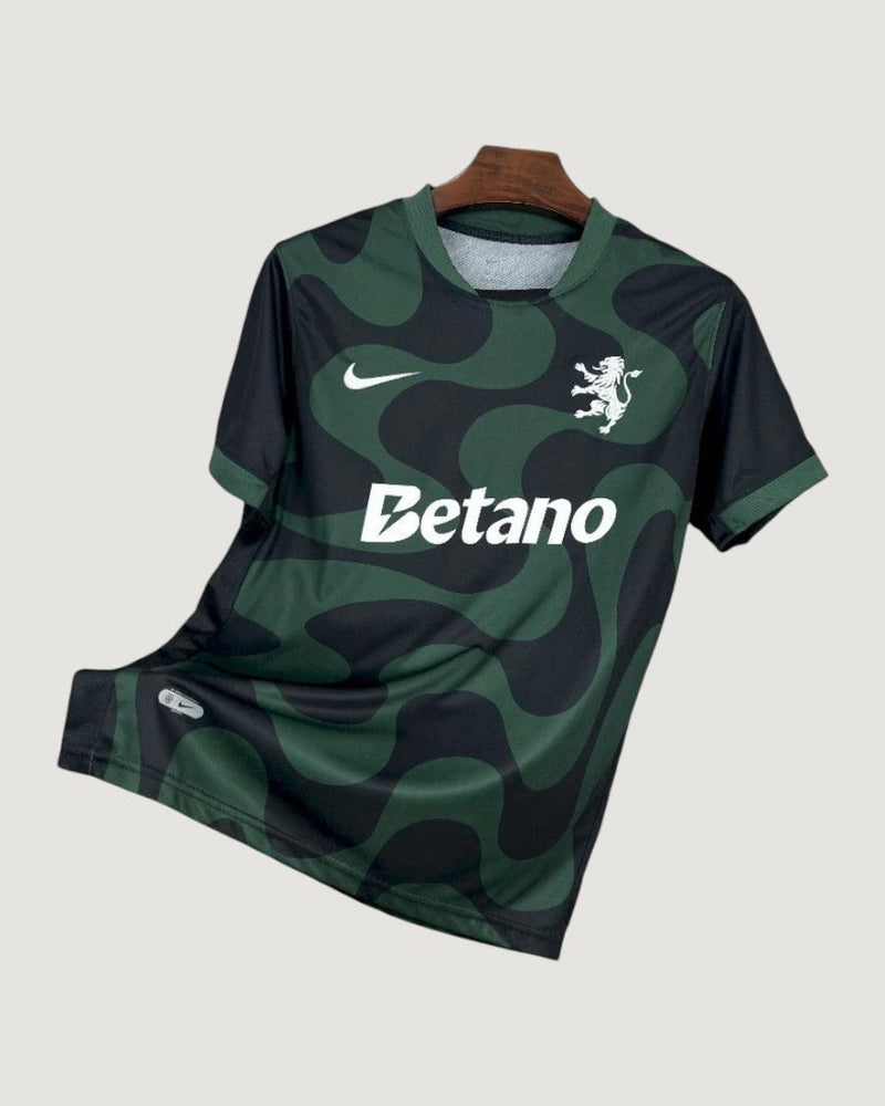 Sporting Portugal – Maillot Extérieur 25/26 – Vert & Noir