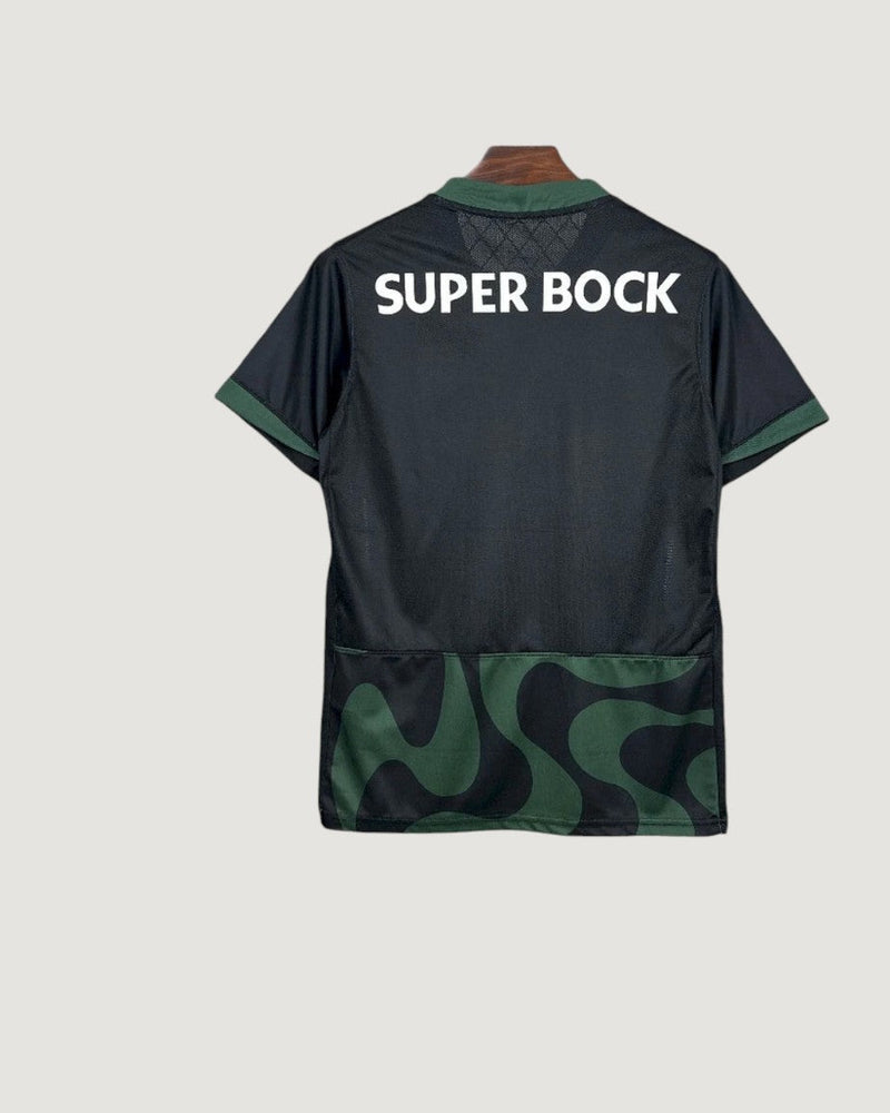 Sporting Portugal – Maillot Extérieur 25/26 – Vert & Noir