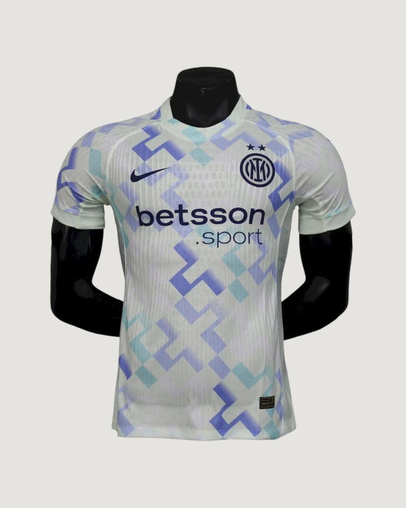 Inter Milan – Maillot Extérieur 25/26 (Pro) – Blanc & Bleu
