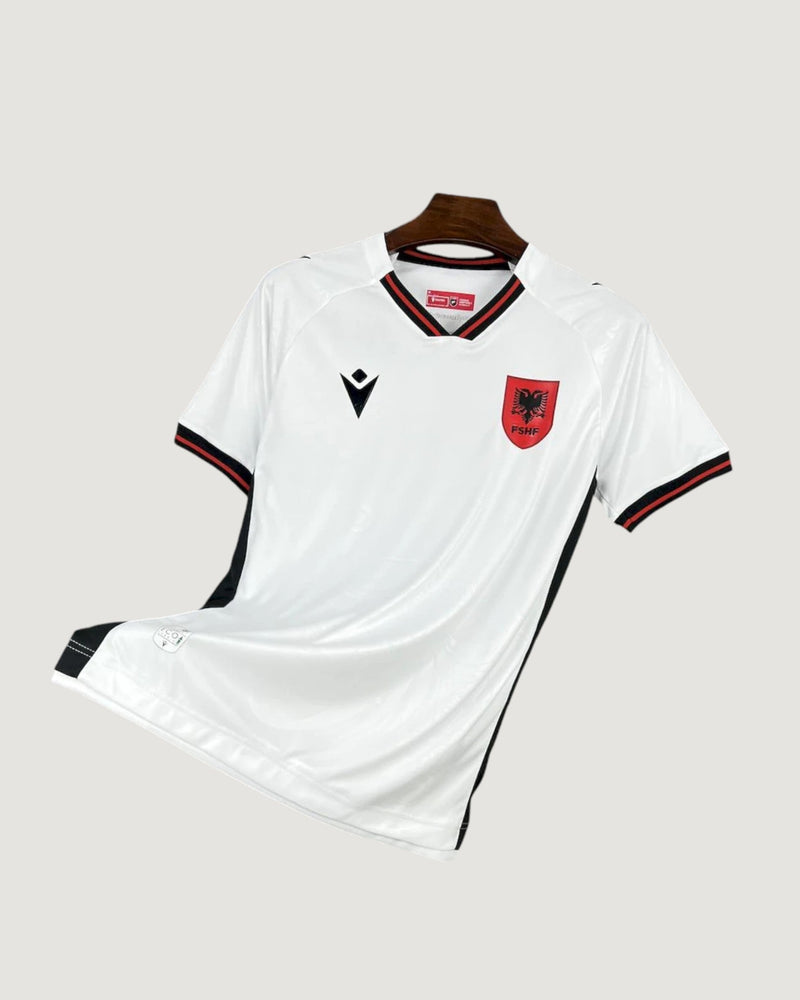 Albanie – Maillot Extérieur 25/26 – Blanc