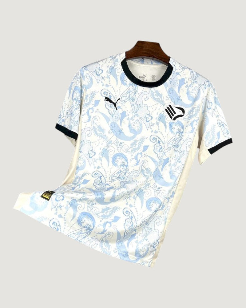 Palermo – Maillot Extérieur 25/26 – Blanc & Bleu