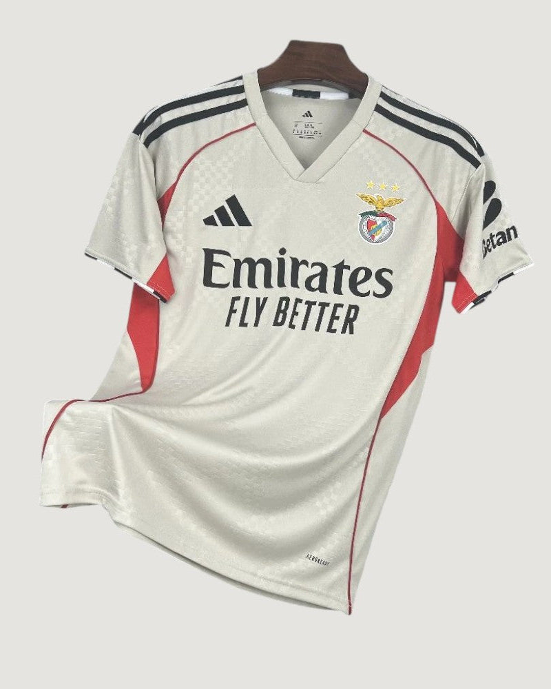 Benfica – Maillot Domicile 25/26 – Blanc & Rouge