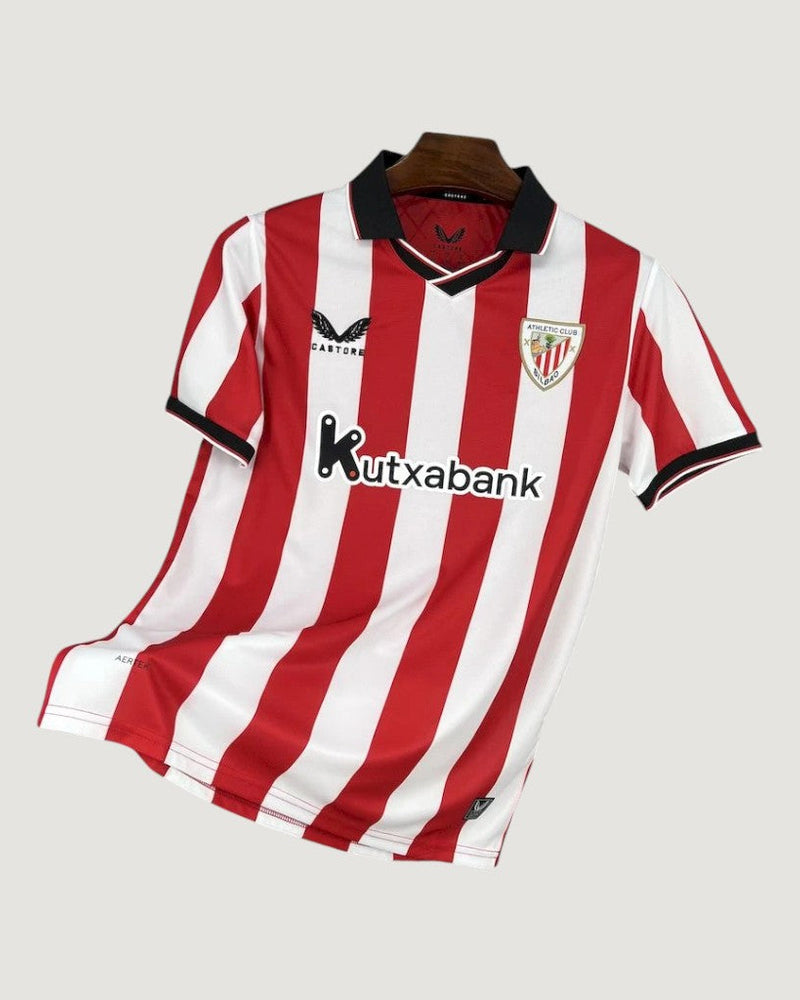 Athletic Bilbao – Maillot Domicile 25/26 – Rouge & Blanc