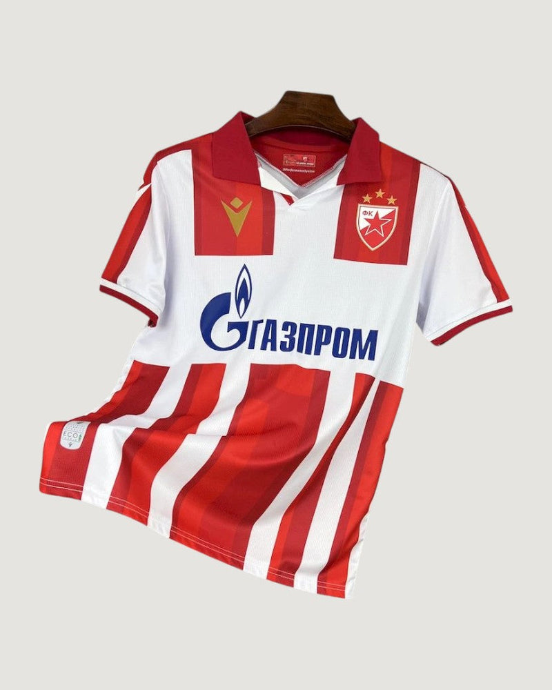 Étoile Rouge de Belgrade – Maillot Domicile 25/26 – Rouge & Blanc