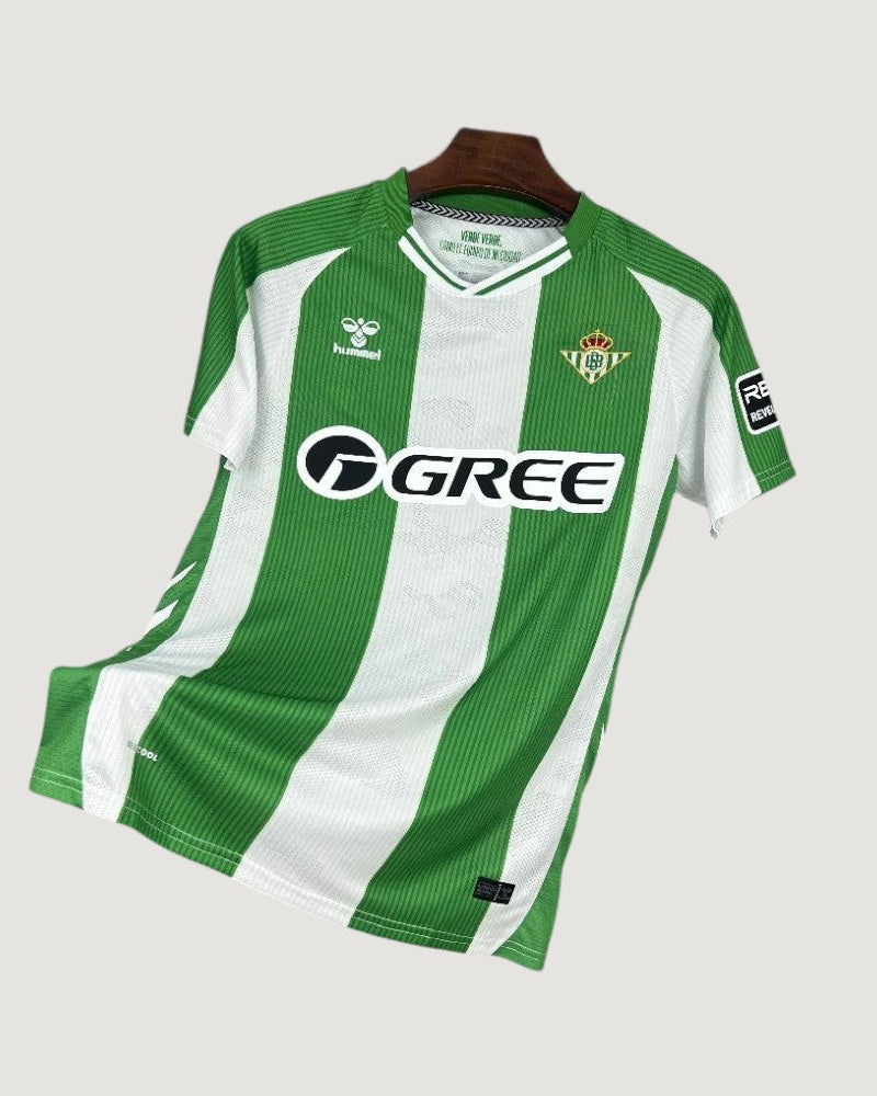 Real Betis – Maillot Domicile 25/26 – Vert & Blanc
