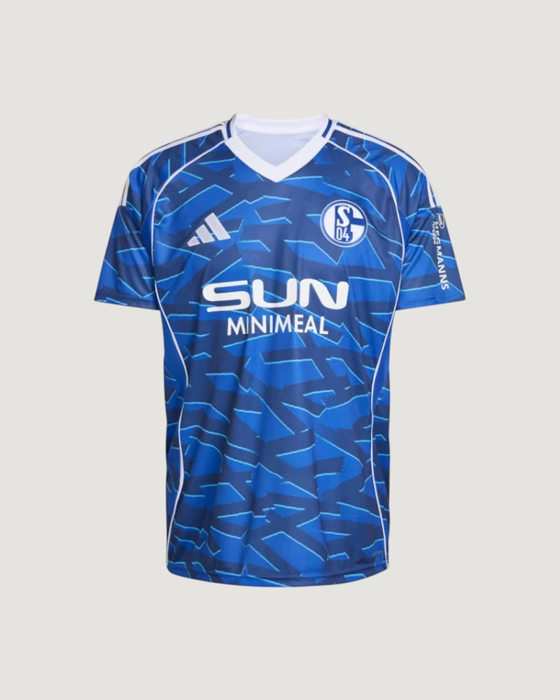 Schalke 04 – Maillot Domicile 25/26 – Bleu Royal & Blanc