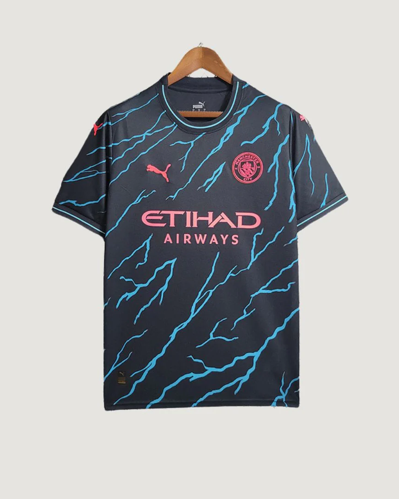 Manchester City - Maillot Extérieur 23/24 - Noir