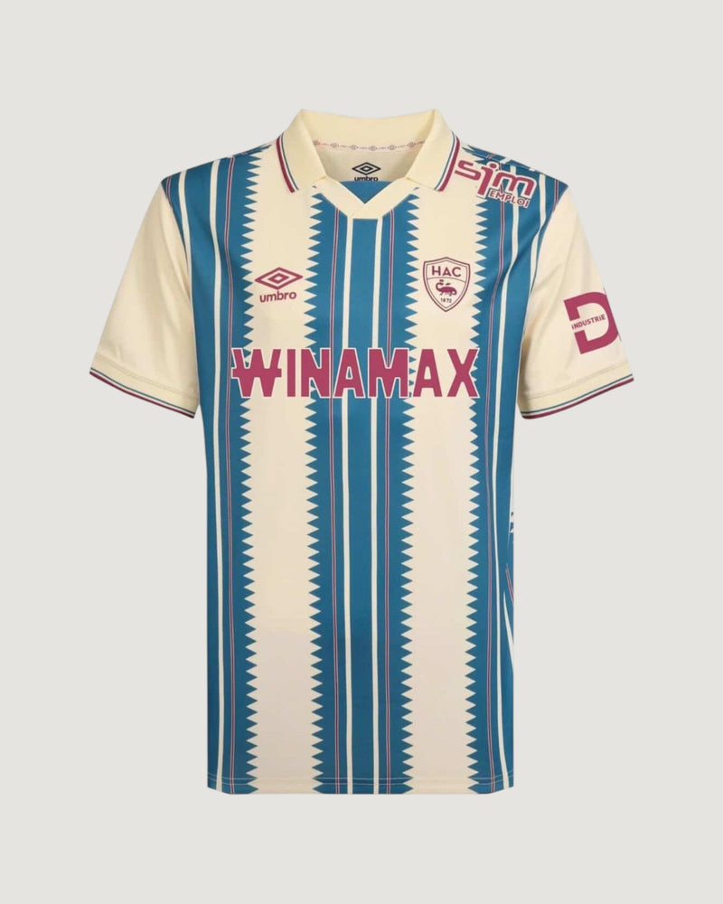 LE HAVRE AC – MAILLOT DOMICILE 25/26 – CRÈME & BLEU
